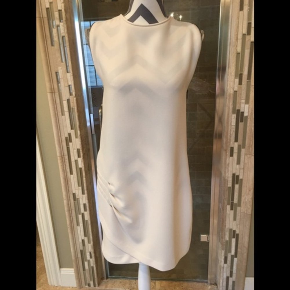BCBG Winter White Zipper Dress XS